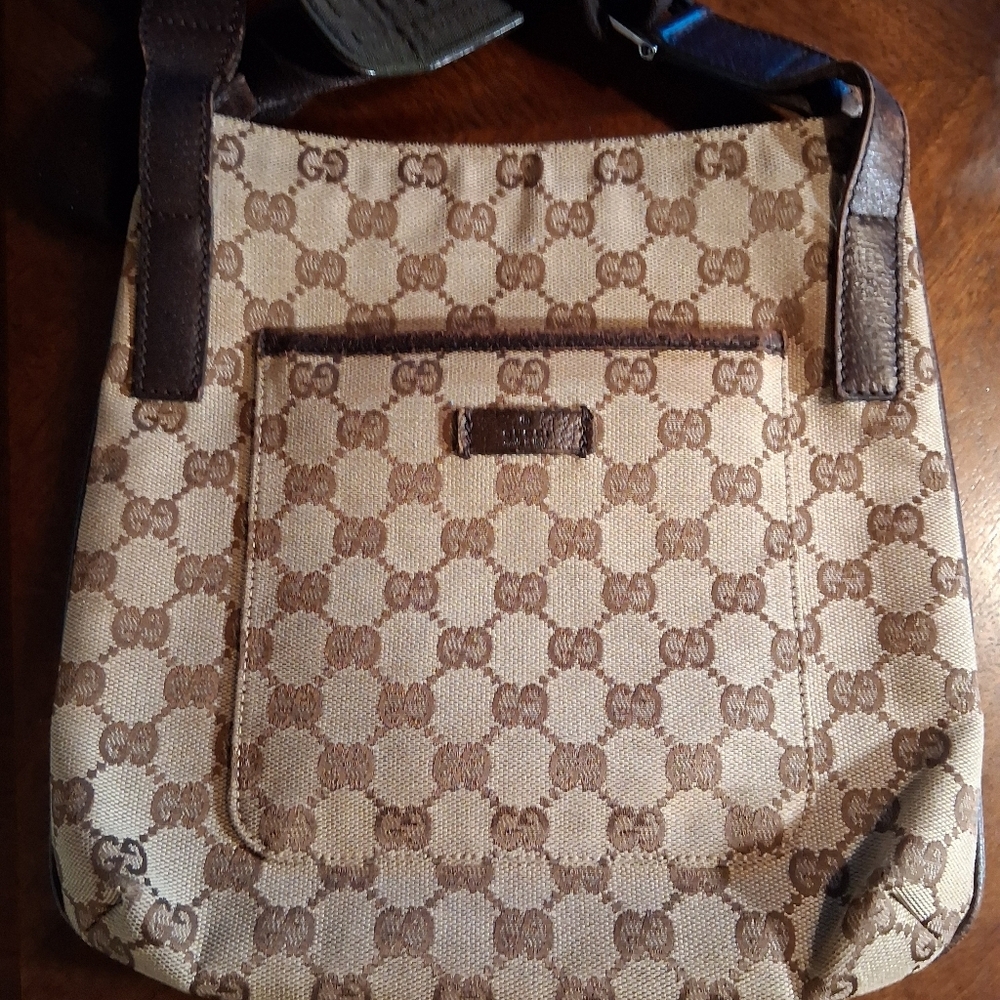 Gucci Tan and Brown Crossbody Bag - Picture 7 of 16